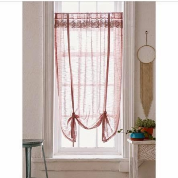 Urban Outfitters Accents Adara Trim Draped Shade Curtain Poshmark